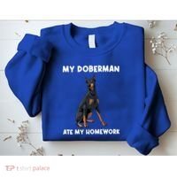 Cool Doberman Art For Dog Breed Doberman Pinscher Sweatshirt thumb 2
