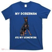 Cool Doberman Art For Dog Breed Doberman Pinscher T-Shirt thumb 0