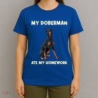 Cool Doberman Art For Dog Breed Doberman Pinscher T-Shirt thumb 4