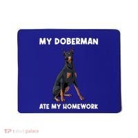 Cool Doberman Art For Dog Breed Doberman Pinscher Mousepad thumb 0