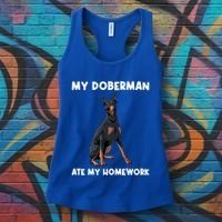 Cool Doberman Art For Dog Breed Doberman Pinscher Women's Tank Top thumb 3