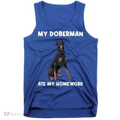 Cool Doberman Art For Dog Breed Doberman Pinscher Tank Top