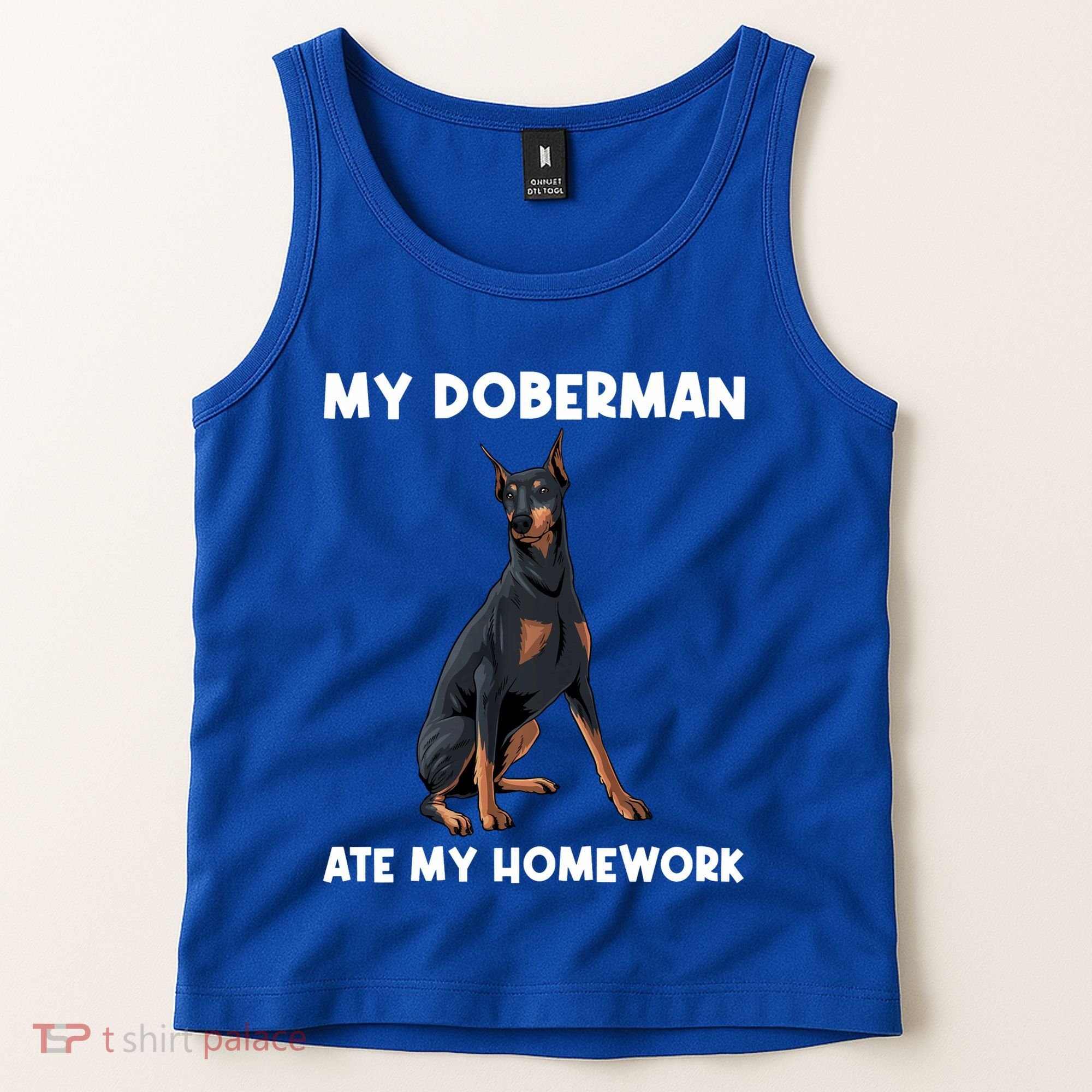 Cool Doberman Art For Dog Breed Doberman Pinscher Tank Top