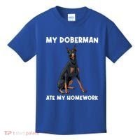 Cool Doberman Art For Dog Breed Doberman Pinscher Kids T-Shirt thumb 0