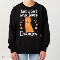 Cute Doodle Art For Women Mom Golden Doodle Dog Lovers Women's Sweatshirt thumb 0