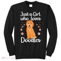 Cute Doodle Art For Women Mom Golden Doodle Dog Lovers Sweatshirt thumb 0