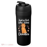 Cute Doodle Art For Women Mom Golden Doodle Dog Lovers 24oz Duet Stainless Steel Tumbler thumb 3
