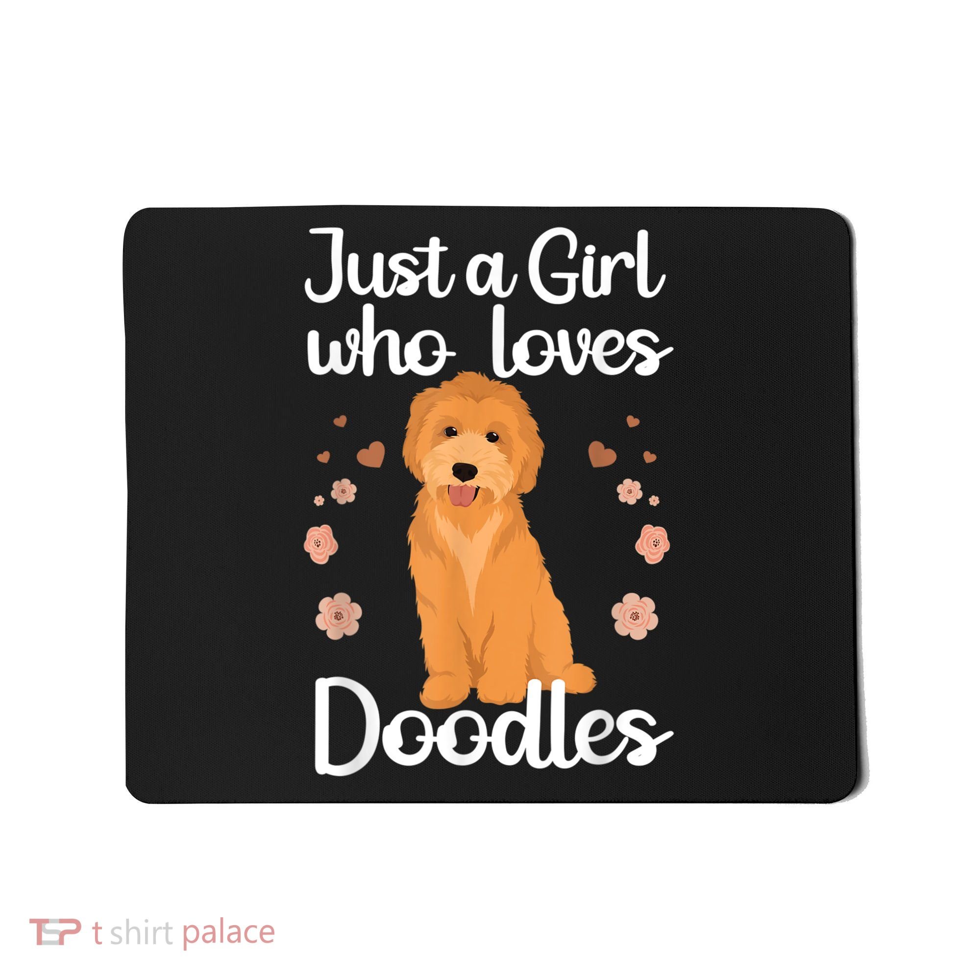 Cute Doodle Art For Women Mom Golden Doodle Dog Lovers Mousepad
