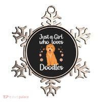 Cute Doodle Art For Women Mom Golden Doodle Dog Lovers Ornament thumb 0