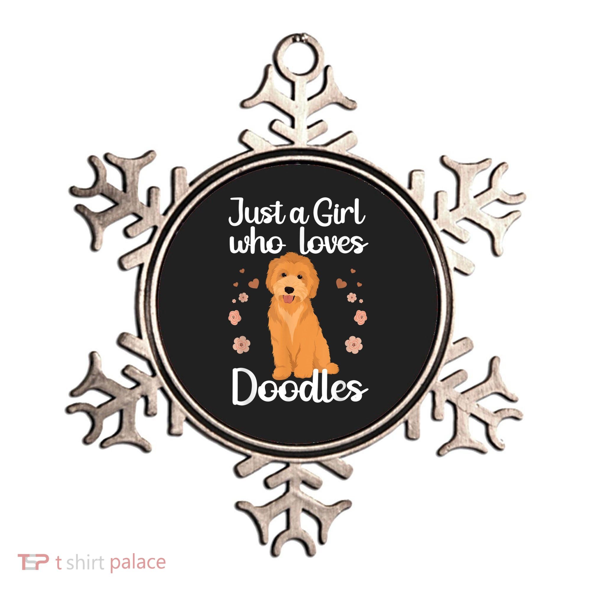 Cute Doodle Art For Women Mom Golden Doodle Dog Lovers Ornament