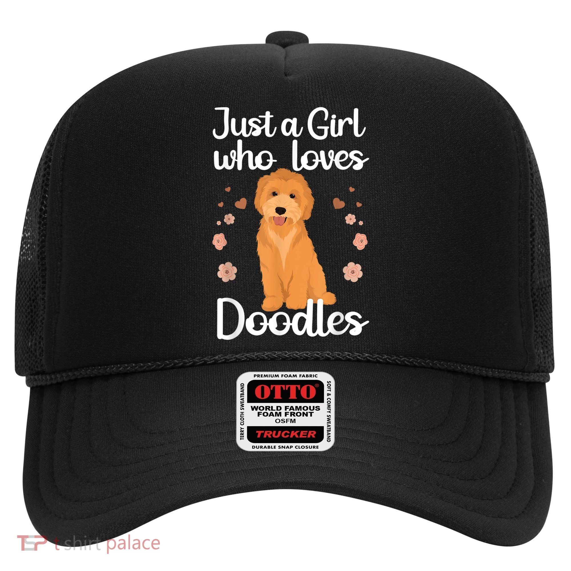Cute Doodle Art For Women Mom Golden Doodle Dog Lovers Hat
