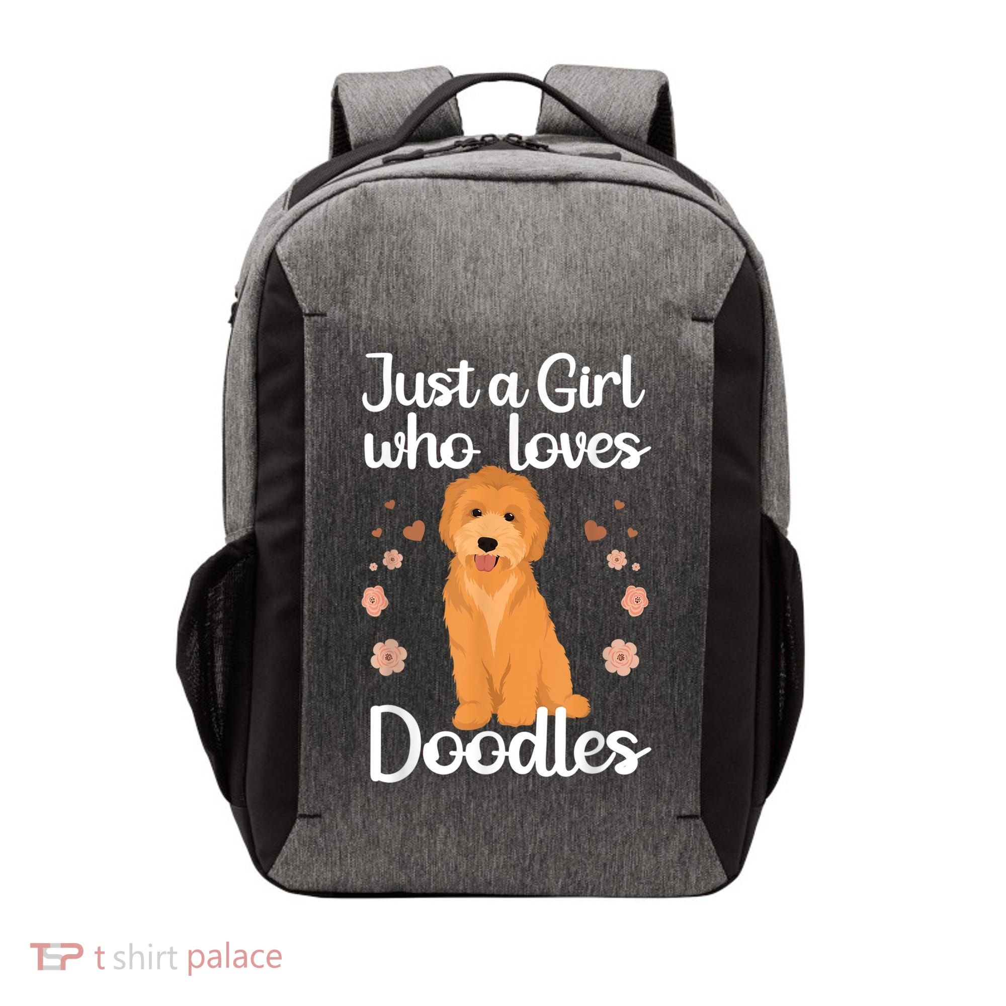 Cute Doodle Art For Women Mom Golden Doodle Dog Lovers Vector Backpack