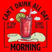 Cant Drink All Day If You Don't Start In The Morning Santa Hat thumb 1