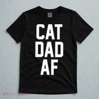 Cat Dad AF TShirt For Dads Of Cats T-Shirt thumb 5