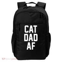 Cat Dad AF TShirt For Dads Of Cats Backpack thumb 0