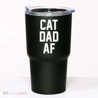 Cat Dad AF TShirt For Dads Of Cats Tumbler thumb 0