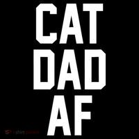 Cat Dad AF TShirt For Dads Of Cats Mousepad thumb 1