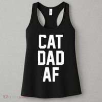 Cat Dad AF TShirt For Dads Of Cats Women's Tank Top thumb 3
