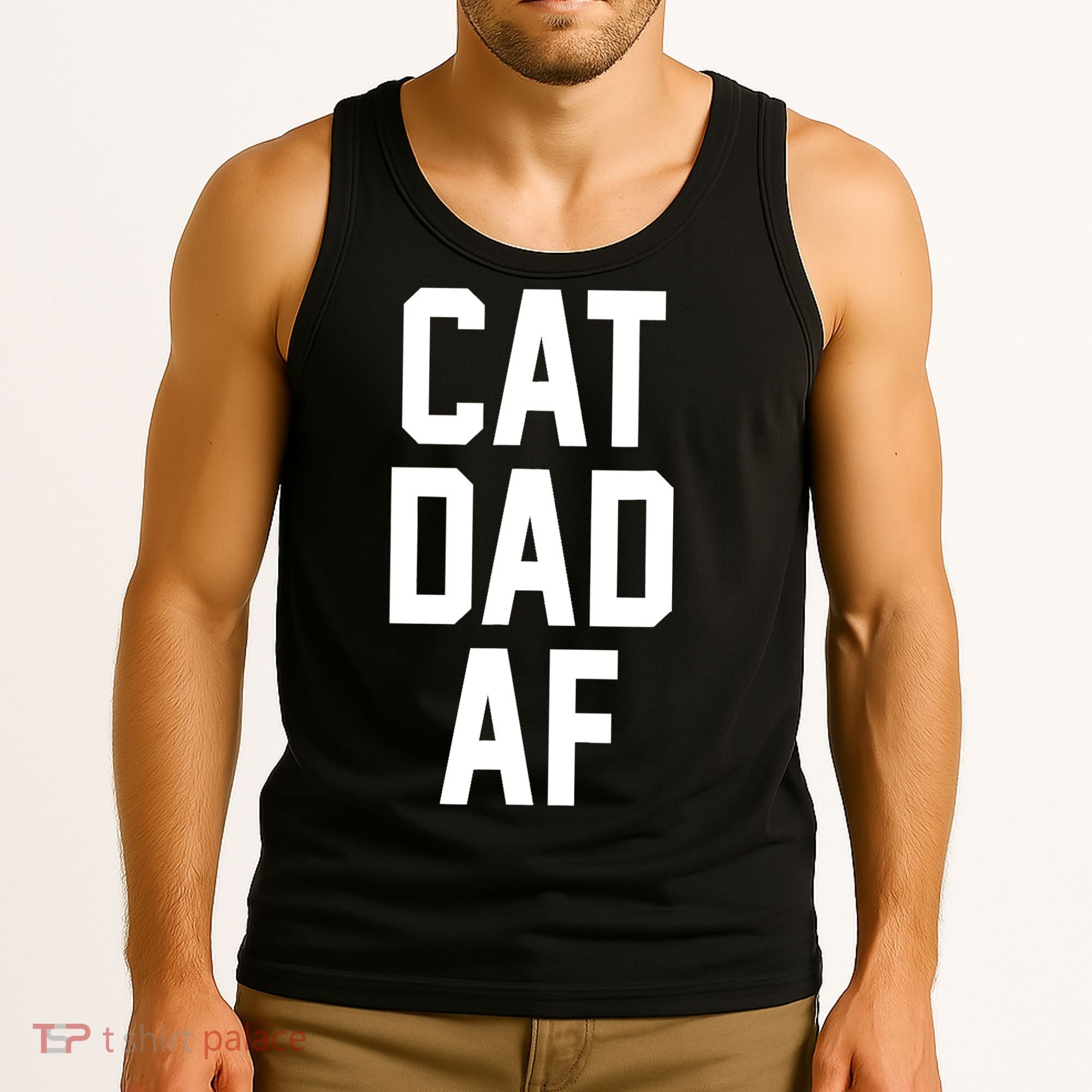 Cat Dad AF TShirt For Dads Of Cats Tank Top