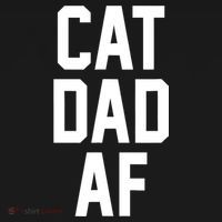 Cat Dad AF TShirt For Dads Of Cats Kids Hoodie thumb 5