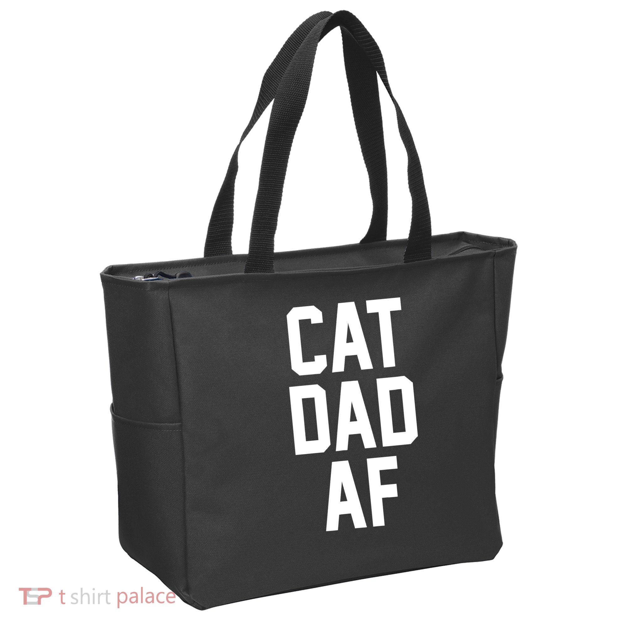 Cat Dad AF TShirt For Dads Of Cats Tote Bag
