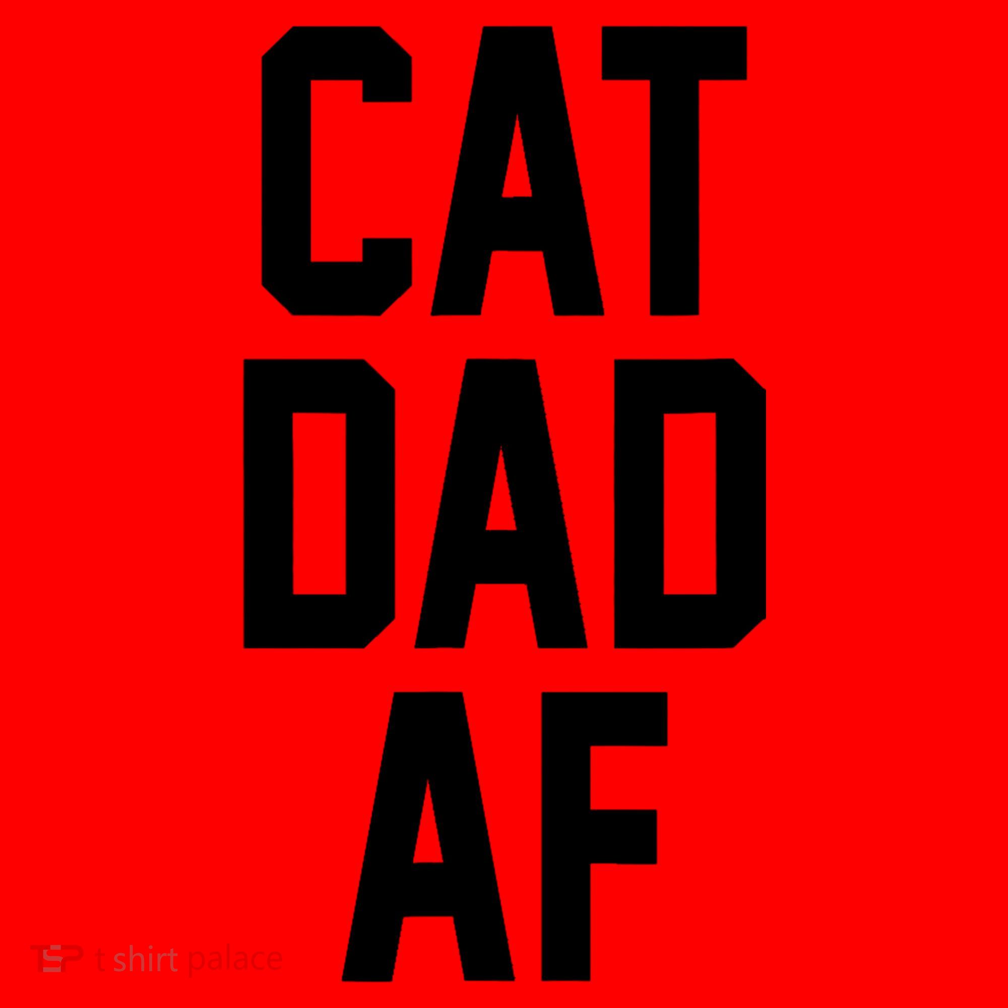 Cat Dad AF TShirt For Dads Of Cats Santa Hat