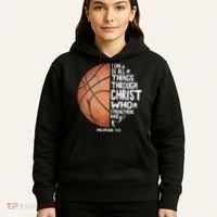 Can Do All Things Through Christ Philippians 4:13 Basketball Hoodie thumb 5