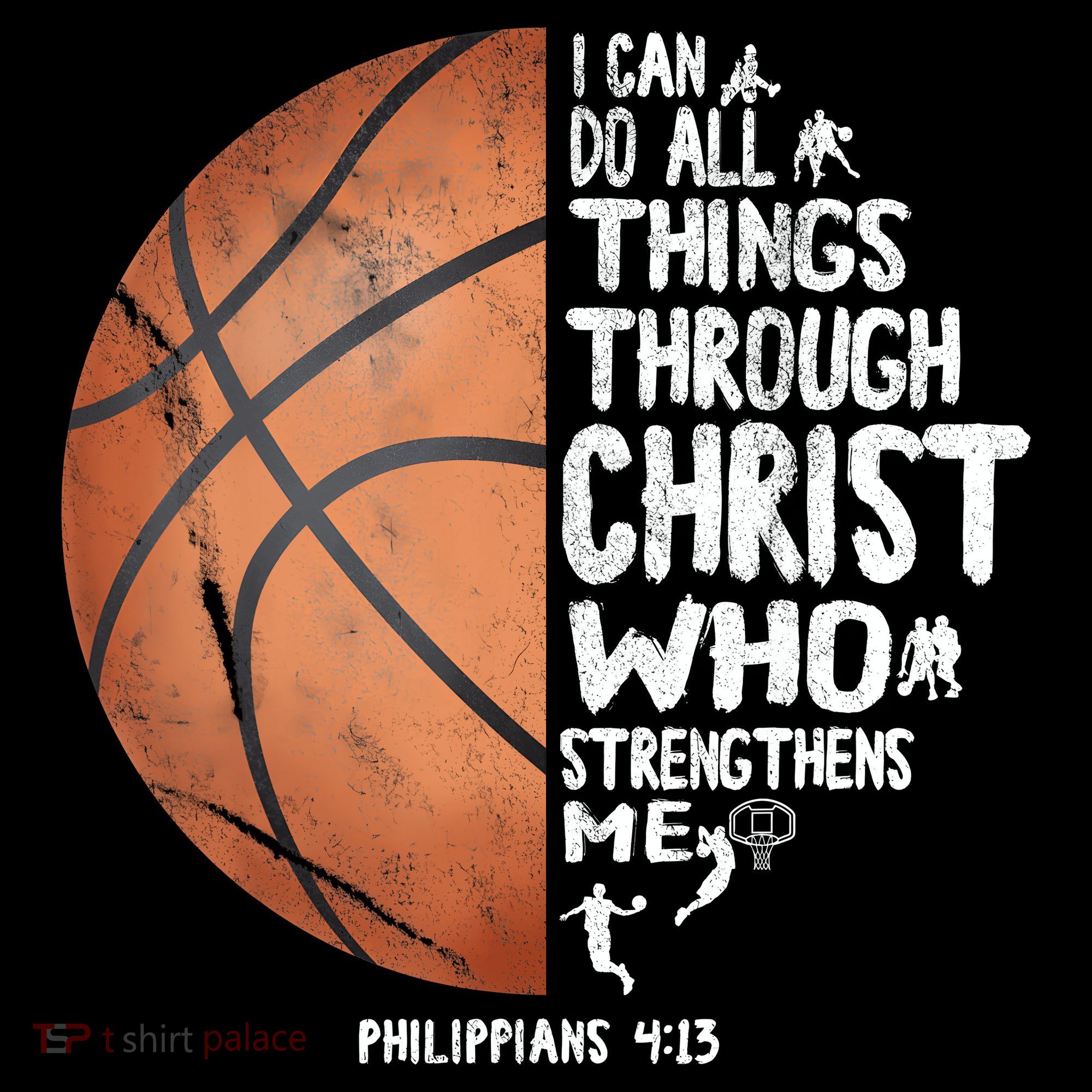 Can Do All Things Through Christ Philippians 4:13 Basketball Coffee Mug