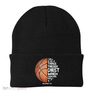 Can Do All Things Through Christ Philippians 4:13 Basketball Beanie