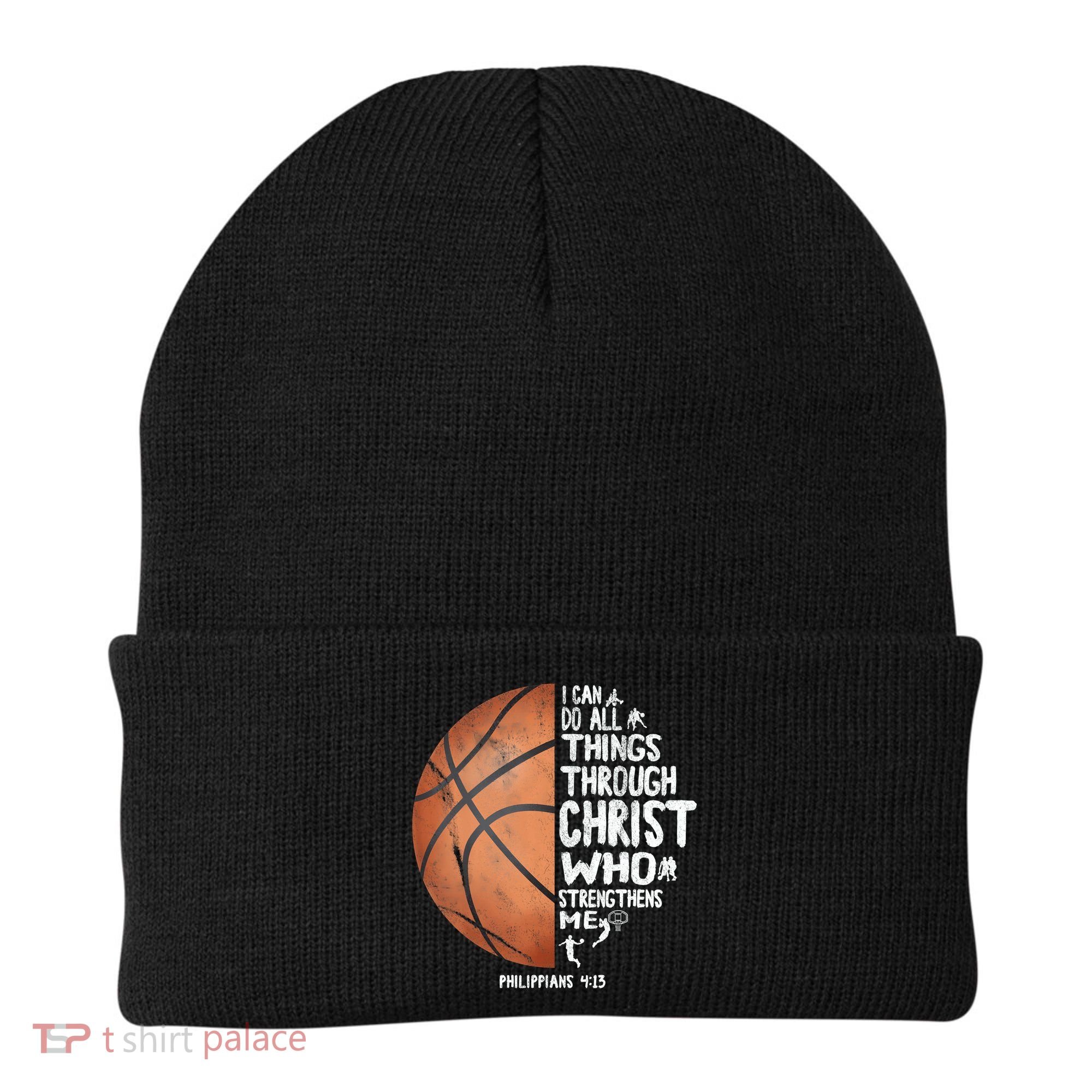 Can Do All Things Through Christ Philippians 4:13 Basketball Beanie