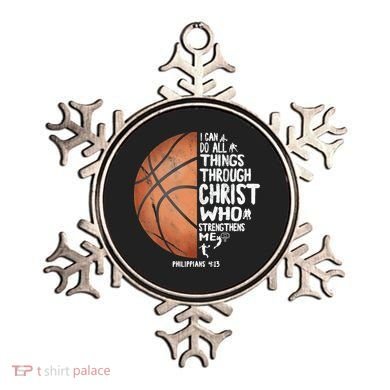 Can Do All Things Through Christ Philippians 4:13 Basketball Ornament