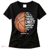 Can Do All Things Through Christ Philippians 4:13 Basketball Women's T-Shirt thumb 0