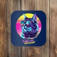 Catifornia Dreamin About Birds And Mice Coaster thumb 0