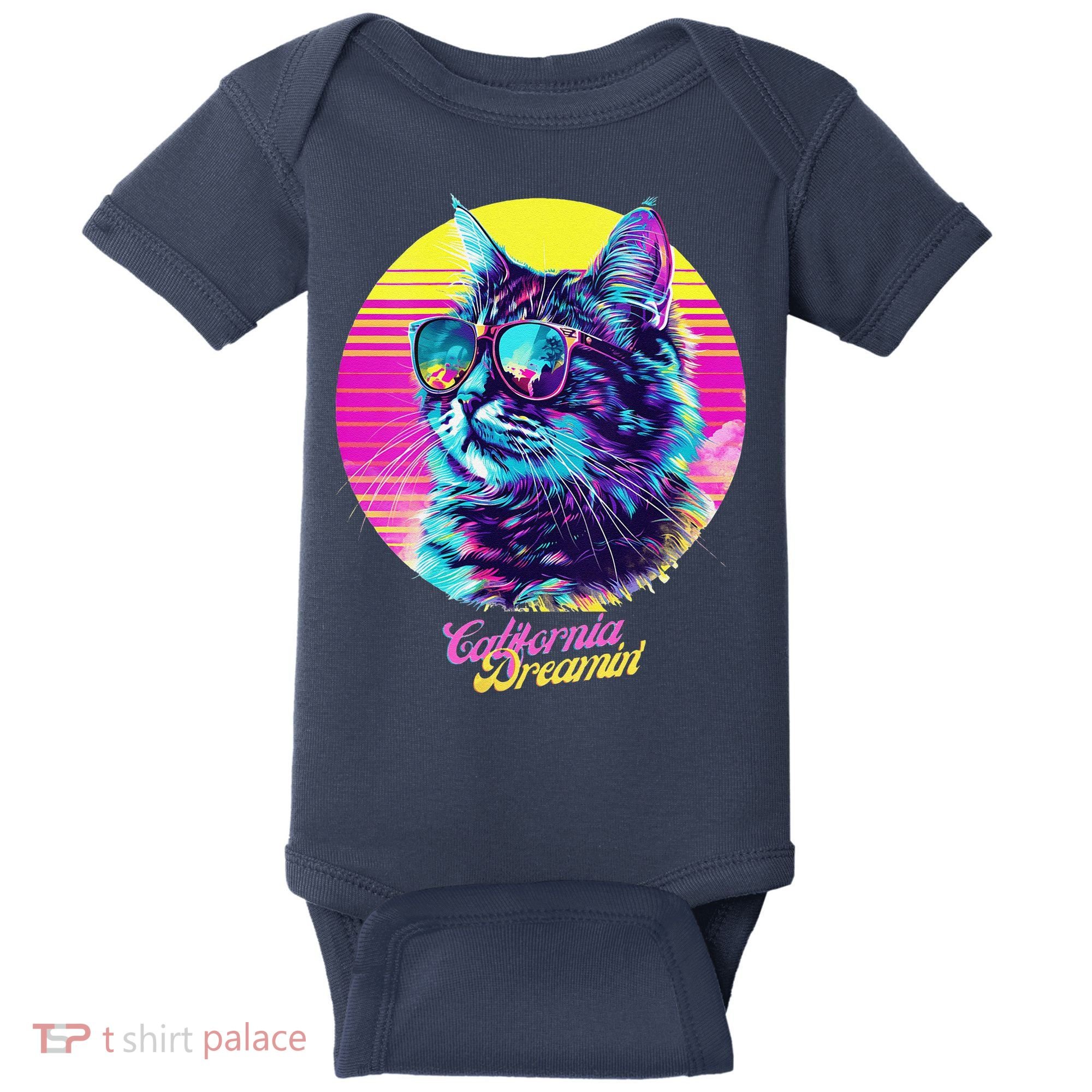 Catifornia Dreamin About Birds And Mice Baby Bodysuit