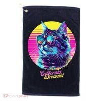 Catifornia Dreamin About Birds And Mice Golf Towel thumb 0