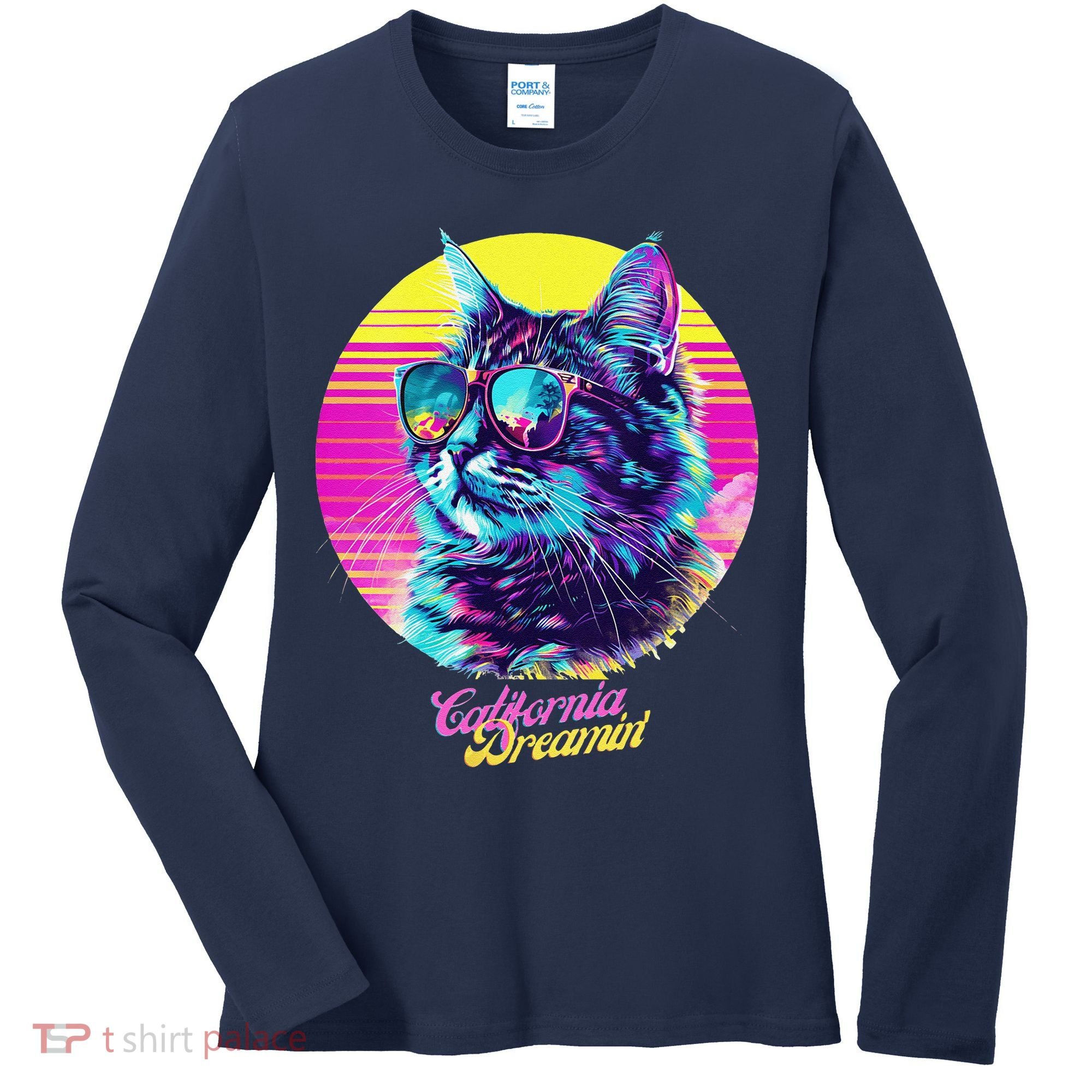 Catifornia Dreamin About Birds And Mice Women's Long Sleeve Shirt