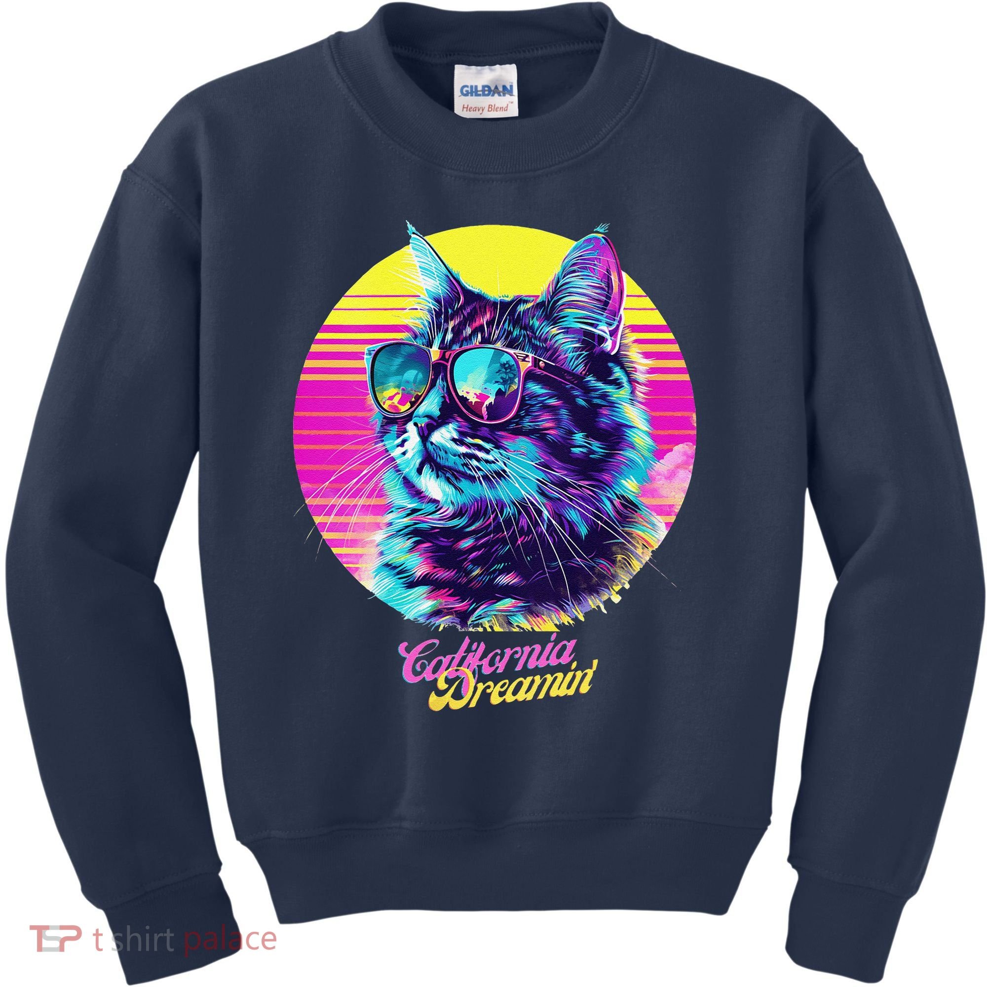 Catifornia Dreamin About Birds And Mice Kids Sweatshirt