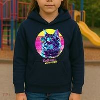 Catifornia Dreamin About Birds And Mice Kids Hoodie thumb 3