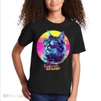 Catifornia Dreamin About Birds And Mice Kids T-Shirt thumb 2