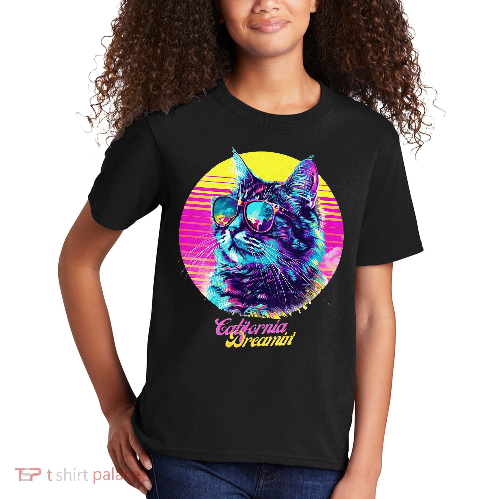 Catifornia Dreamin About Birds And Mice Kids T-Shirt