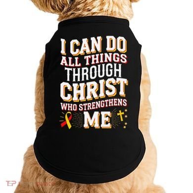 Can Do All Things Through Christ Hepatitis Awareness Doggie Tank