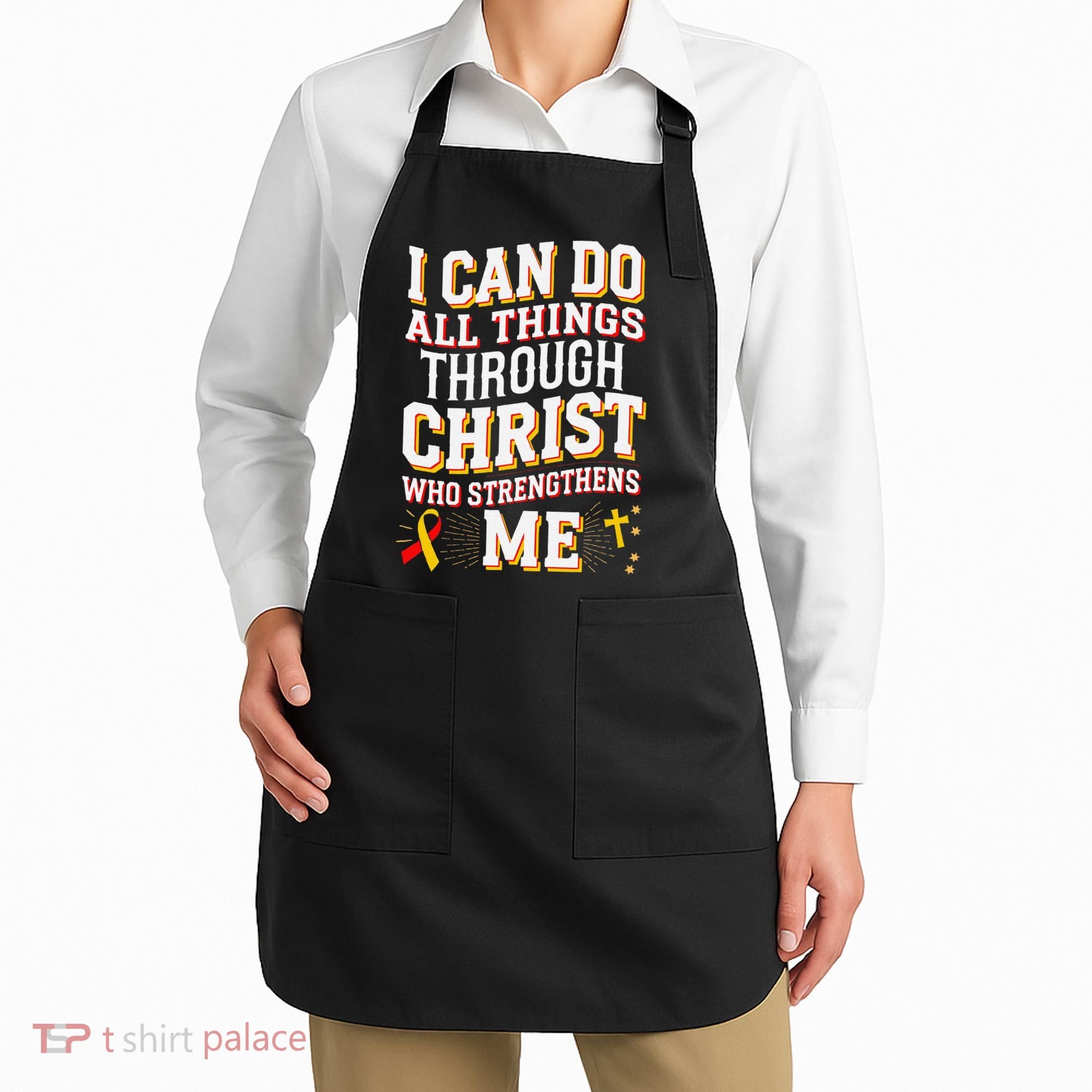 Can Do All Things Through Christ Hepatitis Awareness Apron