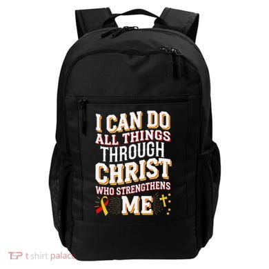 Can Do All Things Through Christ Hepatitis Awareness Backpack