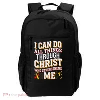 Can Do All Things Through Christ Hepatitis Awareness Backpack thumb 0