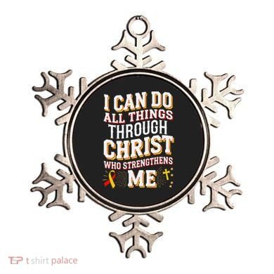 Can Do All Things Through Christ Hepatitis Awareness Ornament