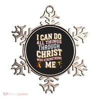 Can Do All Things Through Christ Hepatitis Awareness Ornament thumb 0