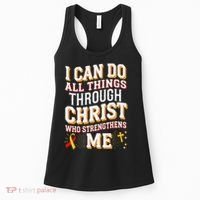 Can Do All Things Through Christ Hepatitis Awareness Women's Tank Top thumb 0
