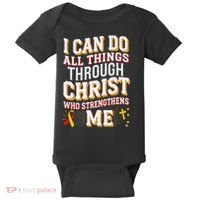 Can Do All Things Through Christ Hepatitis Awareness Baby Bodysuit thumb 0