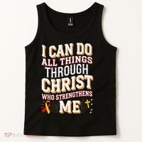 Can Do All Things Through Christ Hepatitis Awareness Tank Top thumb 2