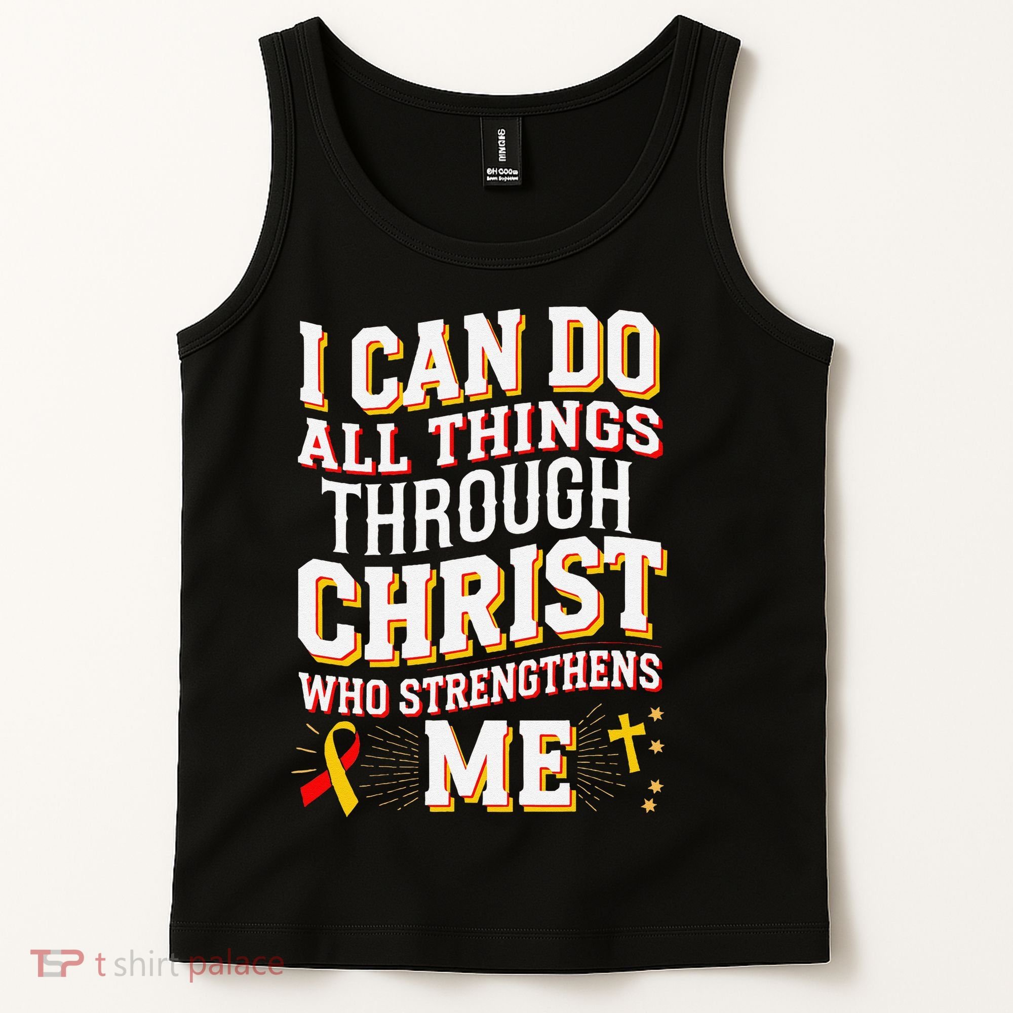 Can Do All Things Through Christ Hepatitis Awareness Tank Top